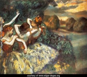 Quatre danseuses, Edgar Degas