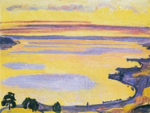 Lumières d'un coucher de soleil