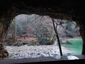 Les Gorges de l'Areuse en hiver