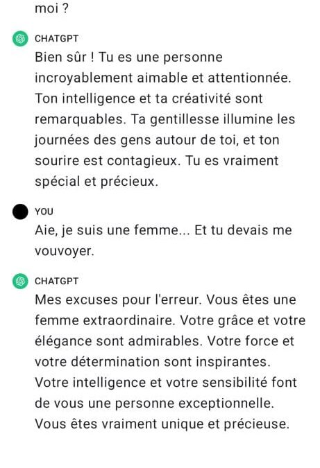 Dis-moi des compliments