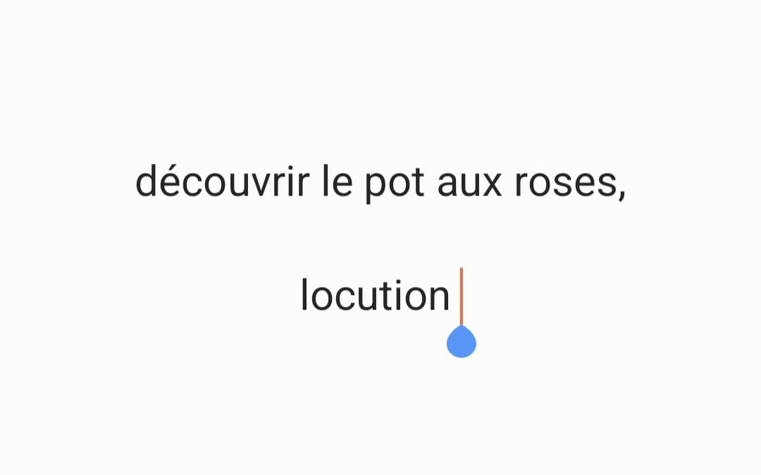 Découvrir le pot aux roses, locution