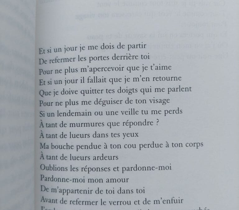 Le sillage du soir venu, Alicia Gallienne